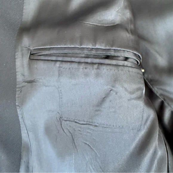 Orvis Men's Navy Blue Blazer - "Tailored in USA" - Size 42 Regular - Heavy Duty! - Picture 7 of 7